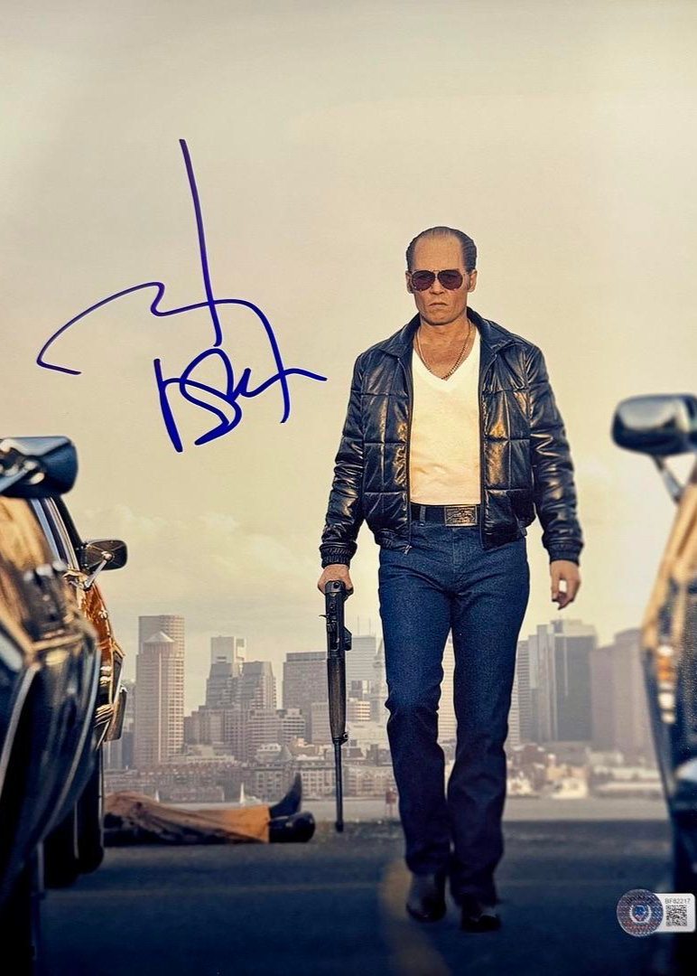 Johnny Depp Signed 11x14 Photo (Black Mass) - Beckett COA